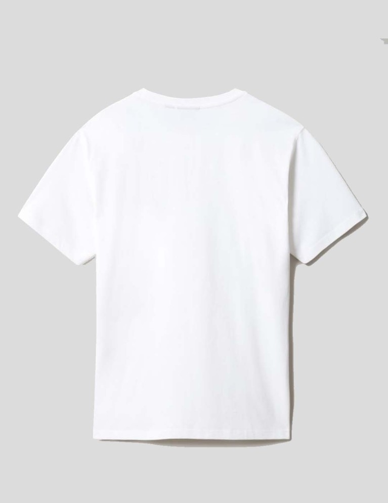 Camisa NAPAPIJRI s-patch tee bright white